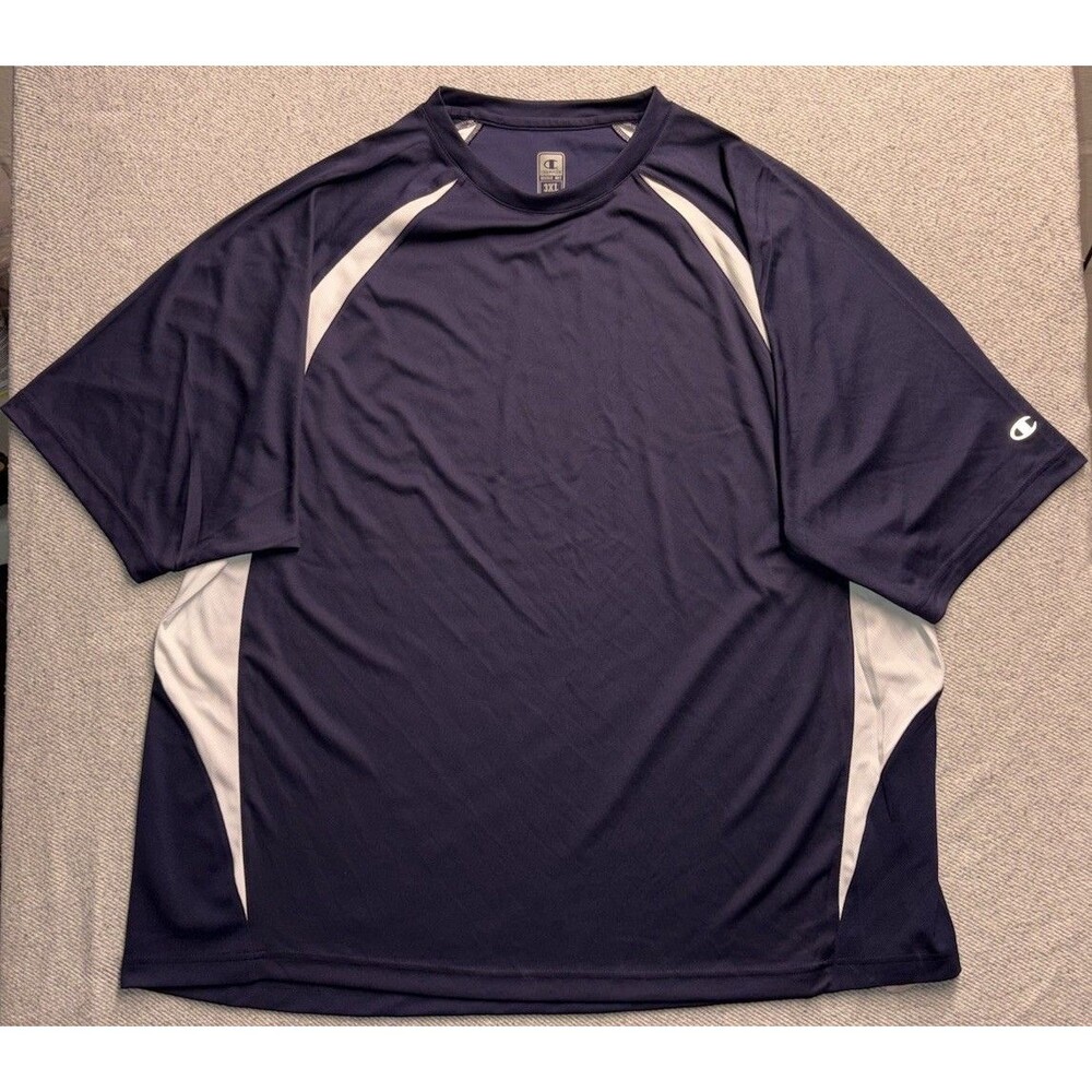 Champion Double Dry Men's 3XL Training Shirt - Navy/White